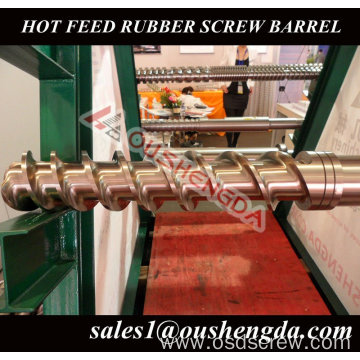 rubber extruder screw barrel for silicon
